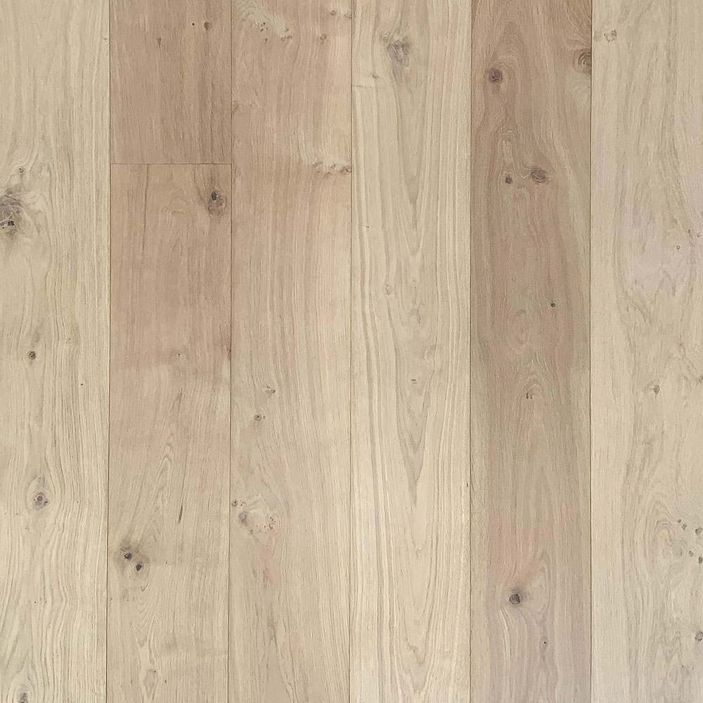 Unfinished engineered plank wood floor with 150mm width